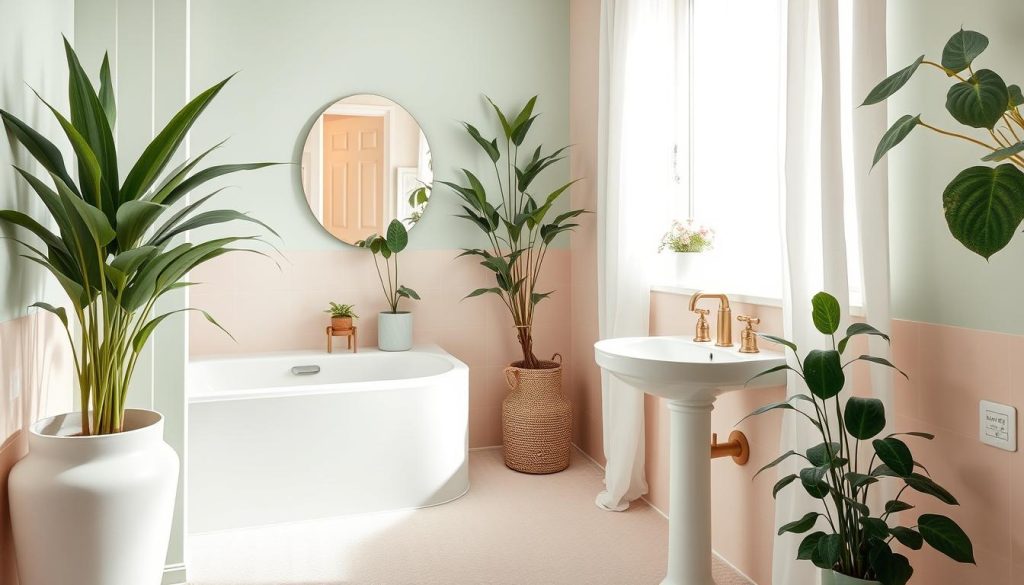 Color combinations for small bathrooms