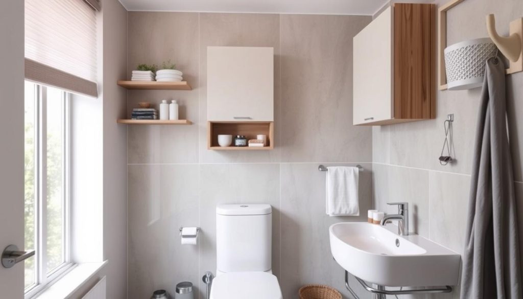 Compact bathroom solutions for awkward spaces