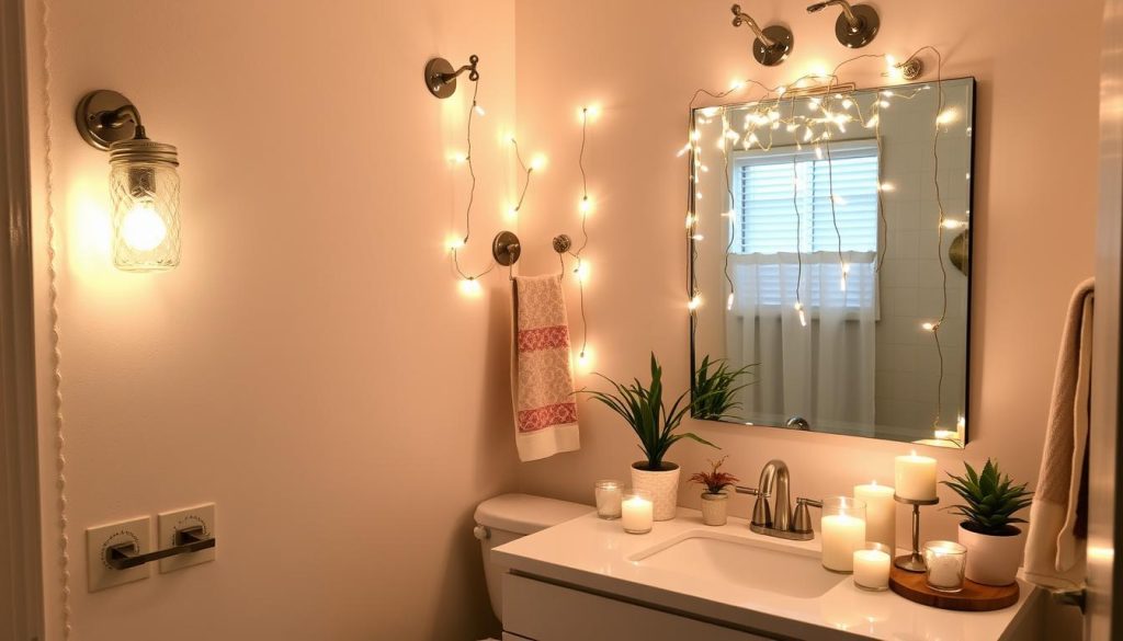 DIY bathroom lighting ideas