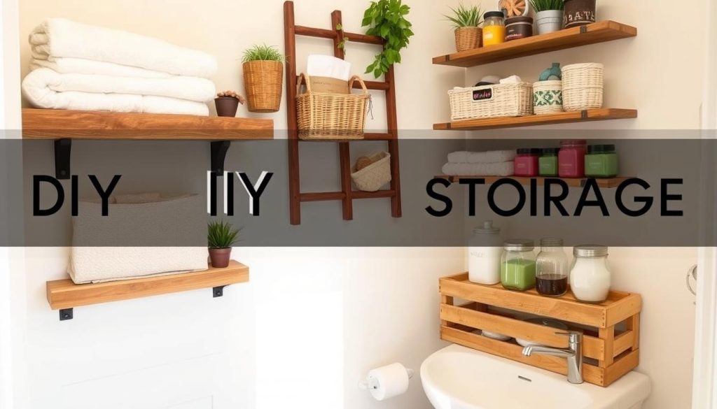 DIY bathroom storage projects