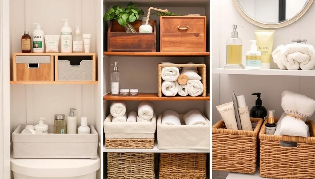 DIY bathroom storage solutions