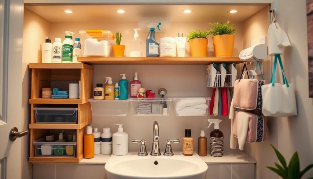 DIY bathroom under sink storage ideas