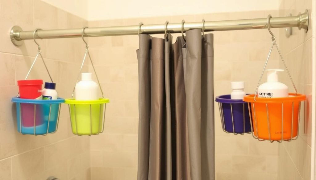 DIY shower caddies