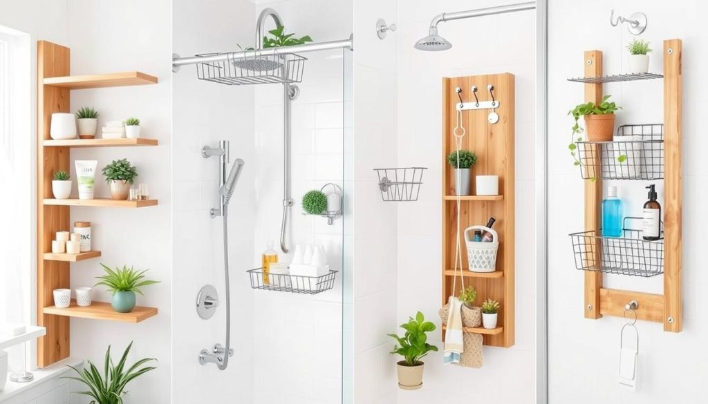 DIY shower rack ideas