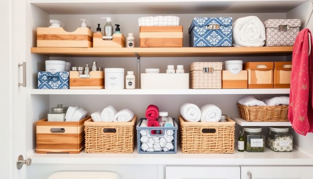 DIY storage box ideas for bathroom organization