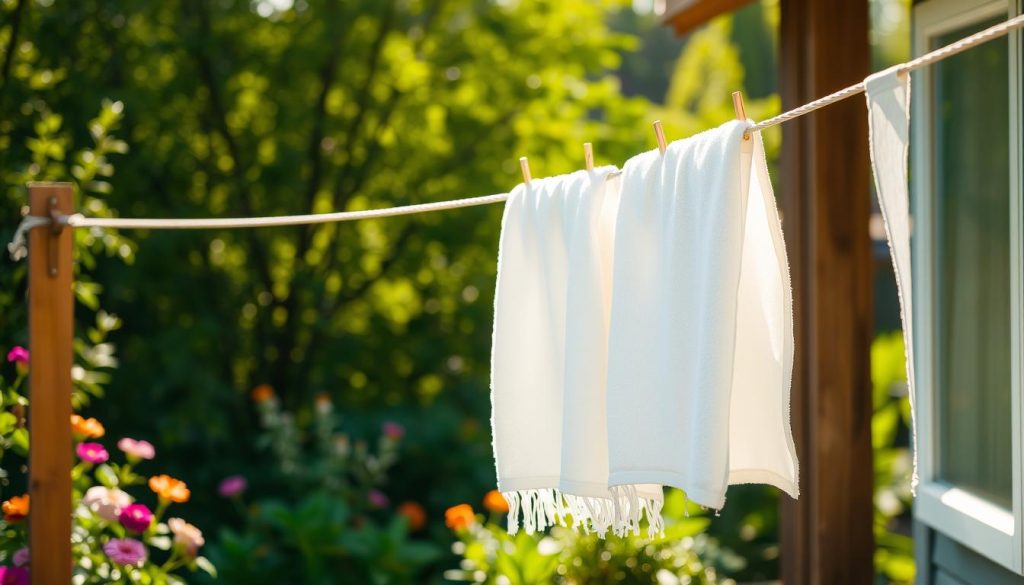 Drying towels properly