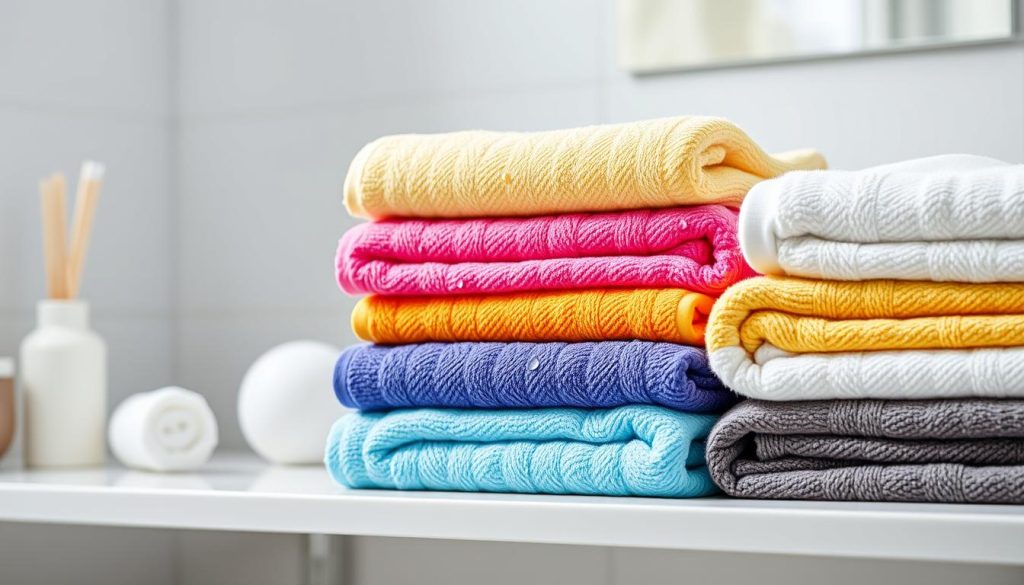 Durable microfiber bath towels