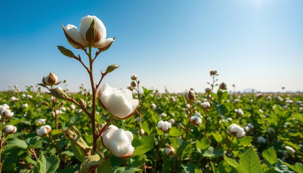 Egyptian cotton grown in Nile Delta