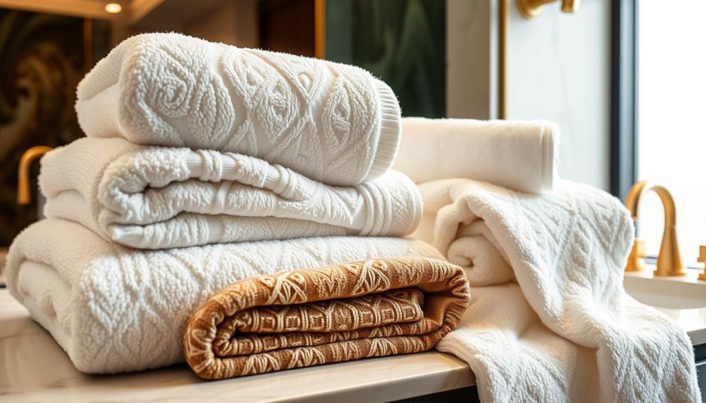 Luxury bath towels