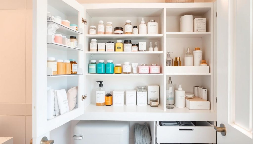 Medicine cabinet organization