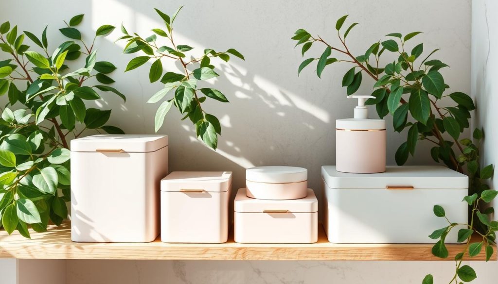 Modern bathroom storage boxes