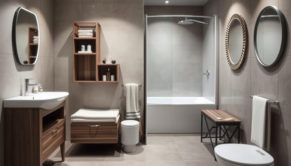 Multi-functional bathroom furniture