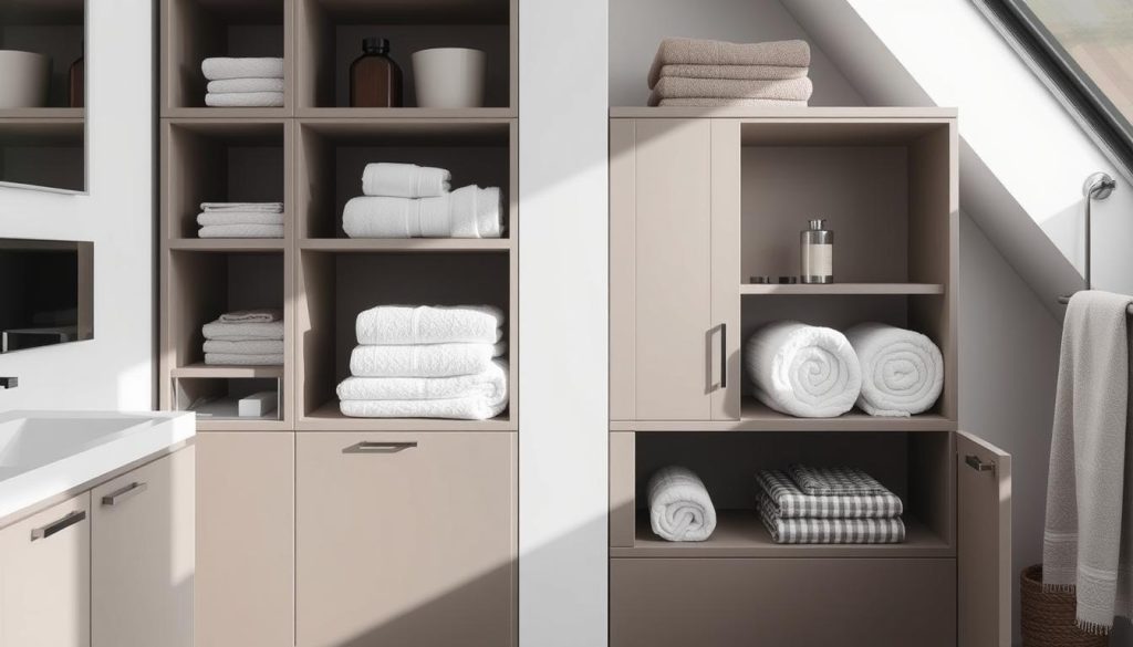 Multifunctional bathroom furniture with built-in storage