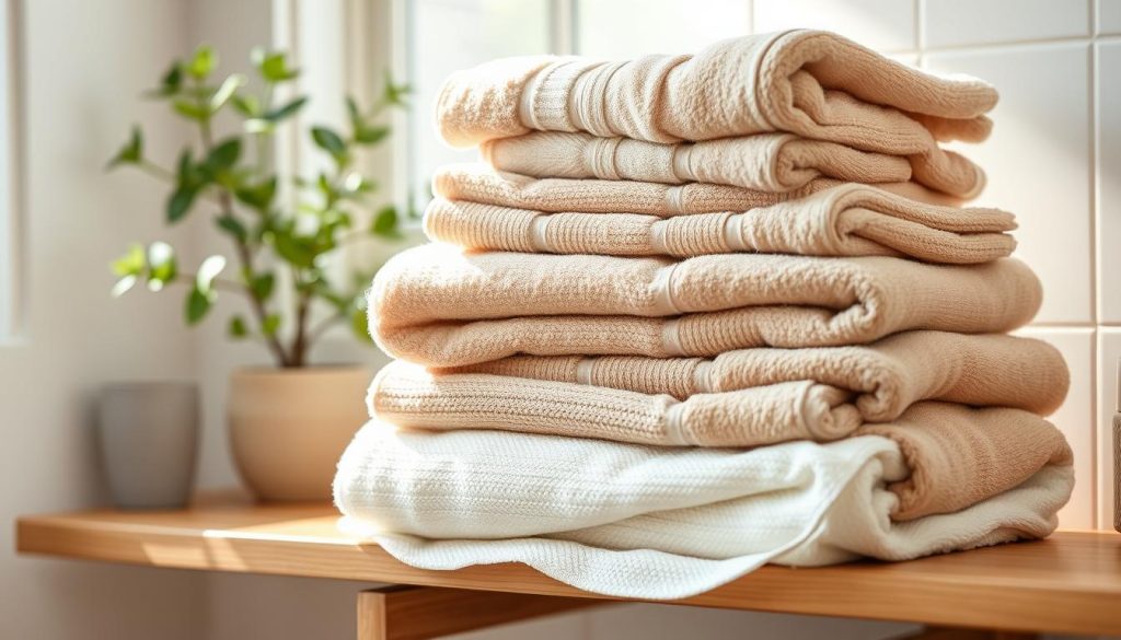 Organic cotton towels