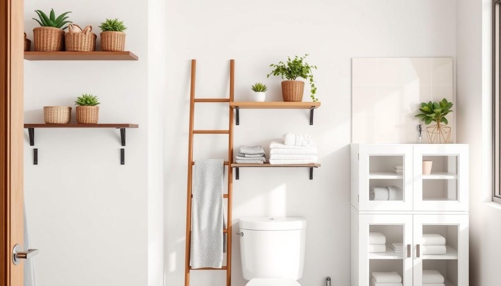 Over toilet storage ideas