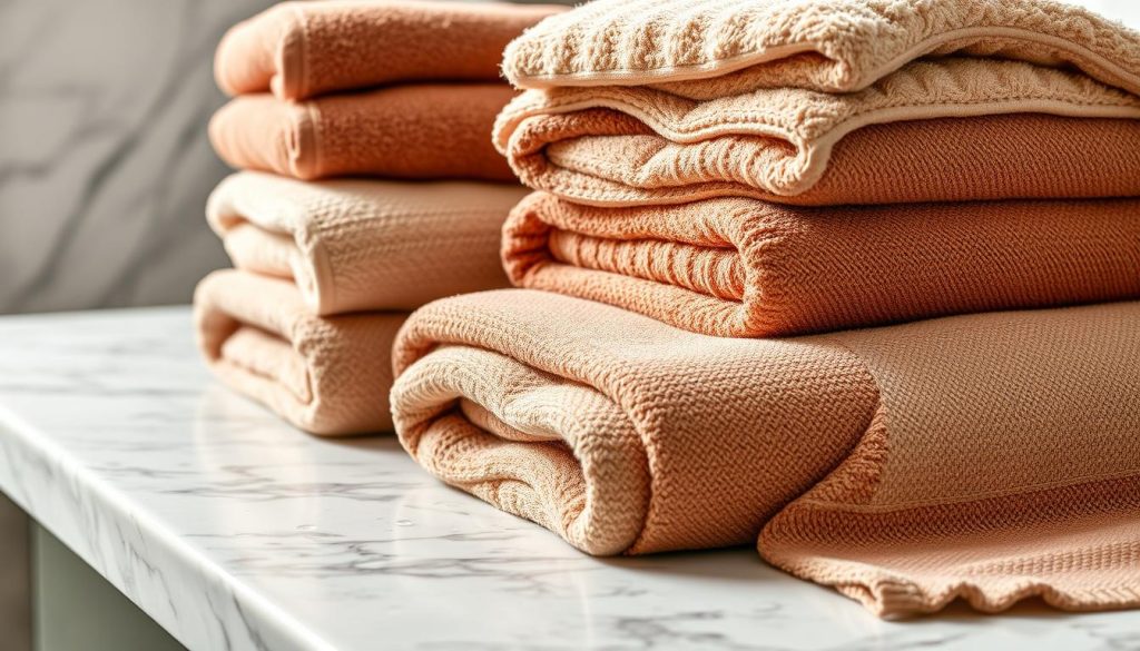 Premium bath towel materials