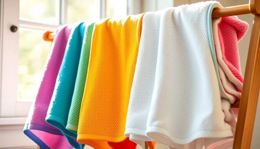 Quick-drying microfiber towels