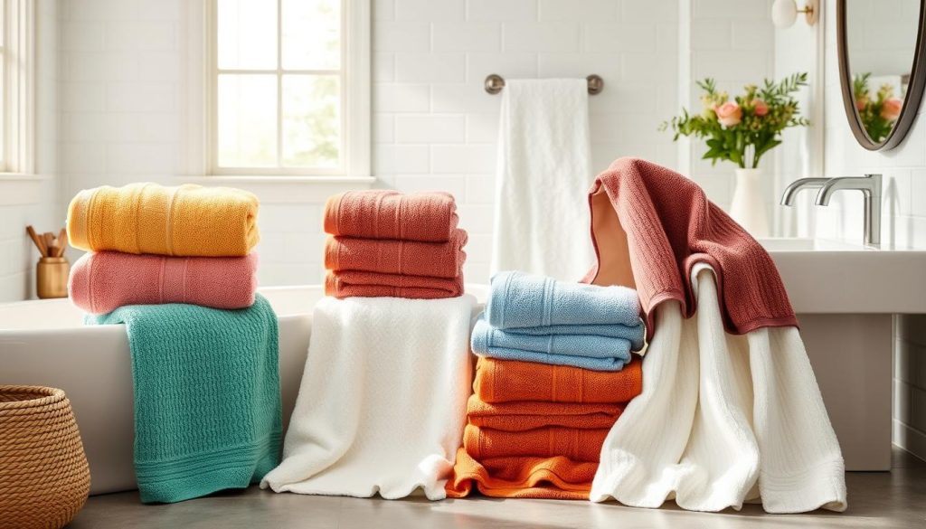 Seasonal towel color changes