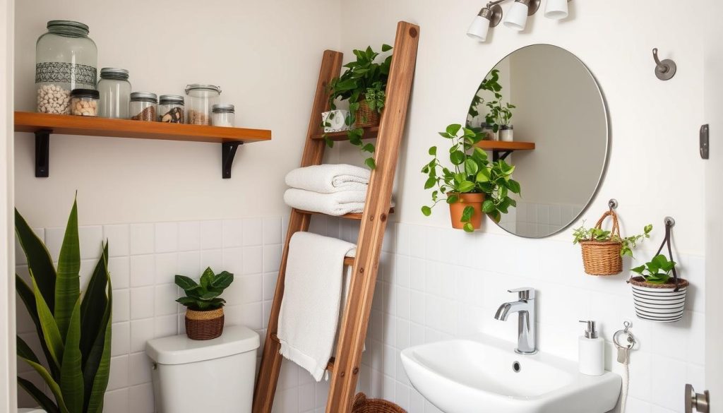 Small bathroom storage DIY creative ideas