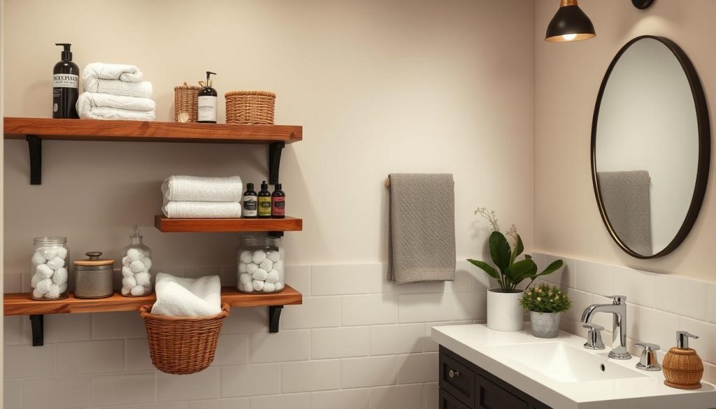 Stylish bathroom storage hacks