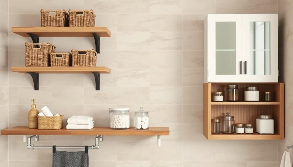 Stylish storage options for bathroom decor