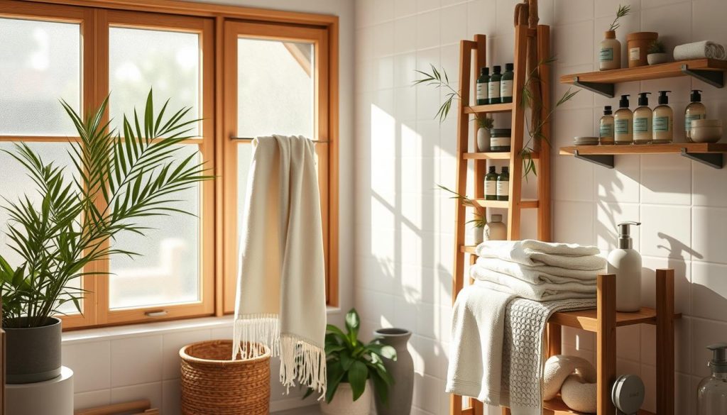 Sustainable bathroom textiles