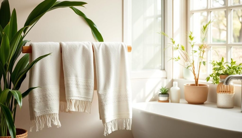 Sustainable bathroom textiles