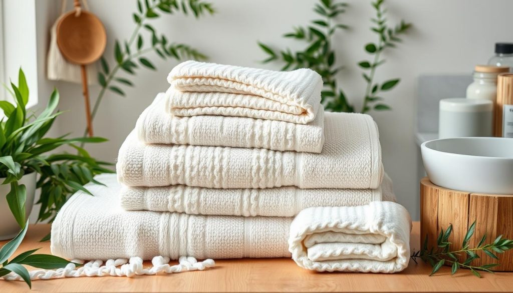 Sustainable towel materials comparison