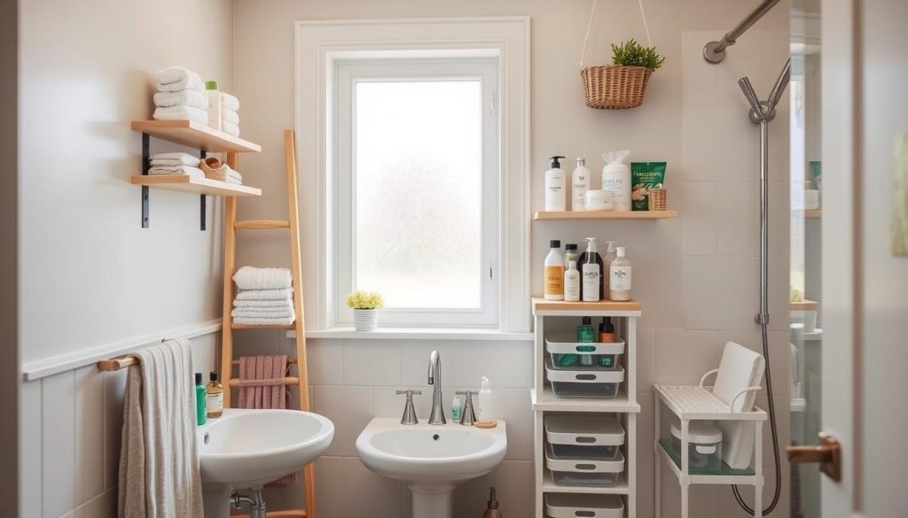 Tiny bathroom decluttering tips