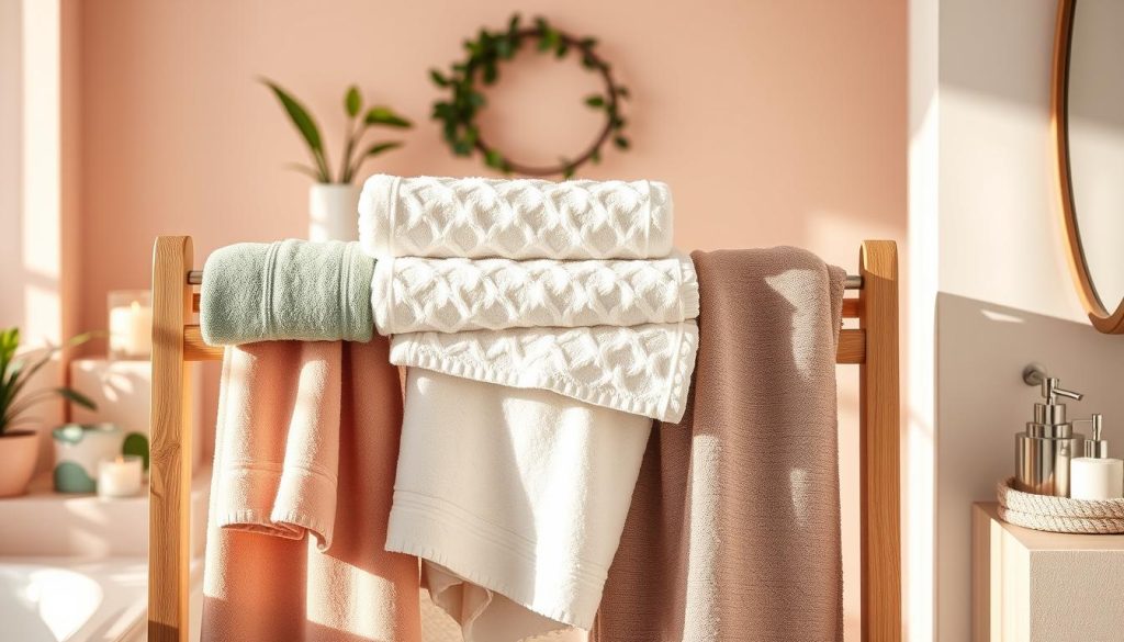 Towel colors and bathroom color schemes