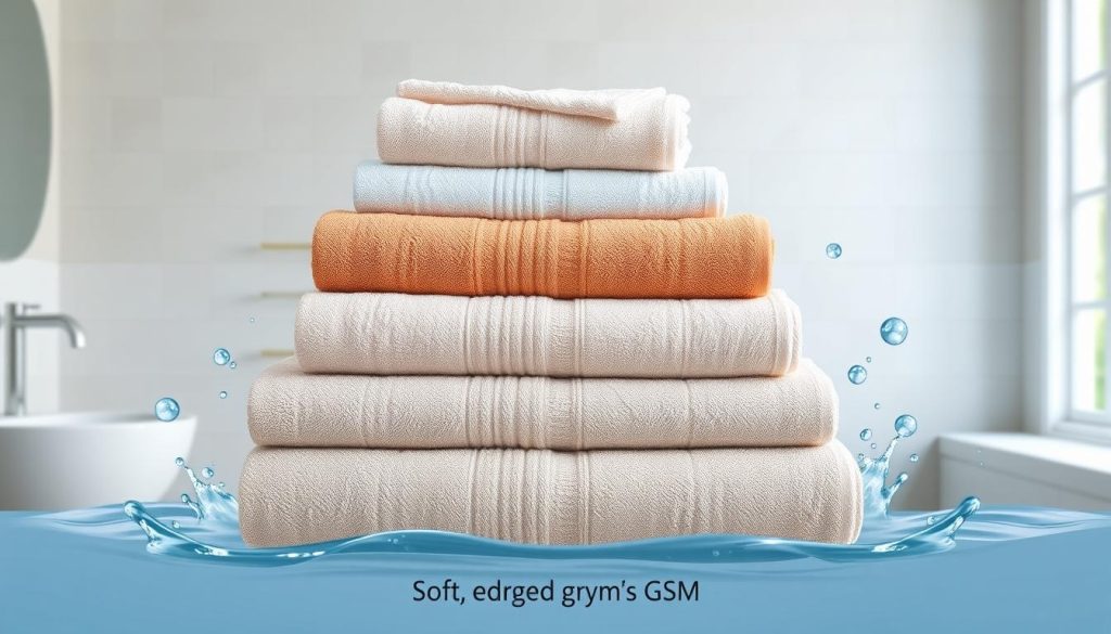 Towel density and absorbency