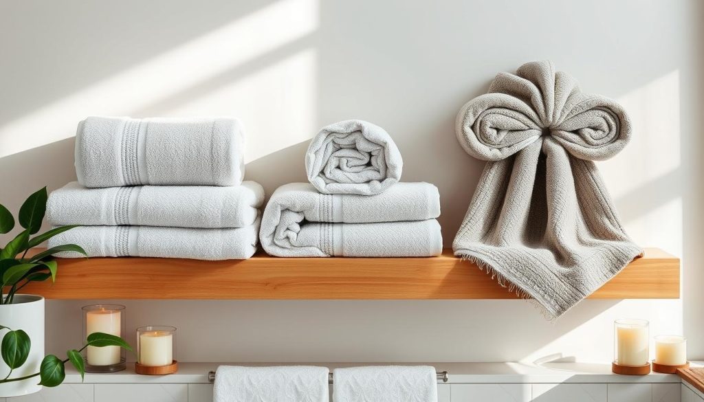 Towel folding techniques