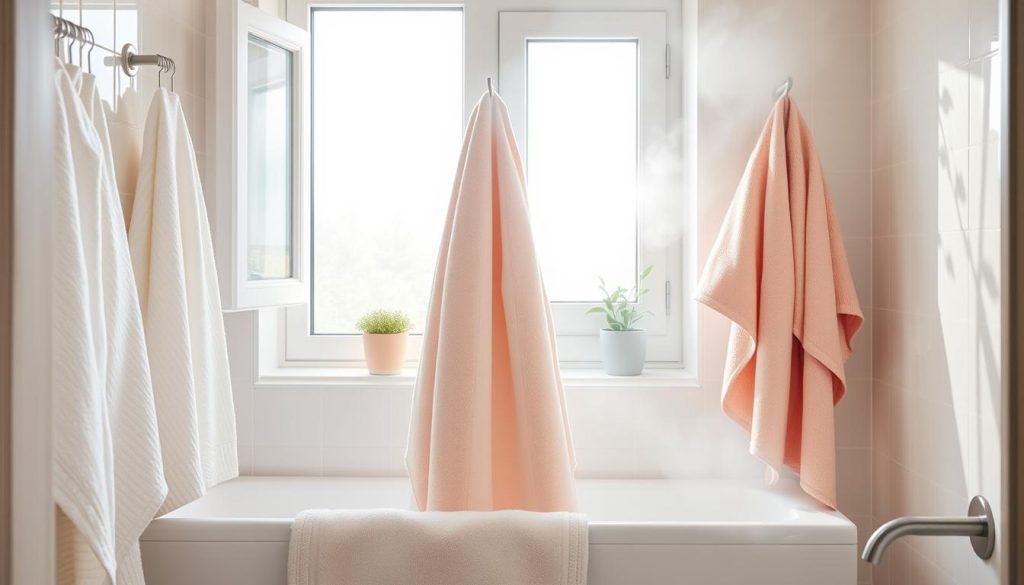 Towel maintenance for humidity control