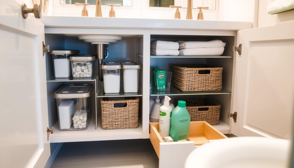 Under-sink organization techniques