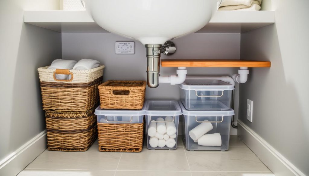 Under-sink storage solutions