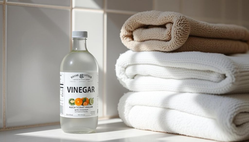 Vinegar for towel washing