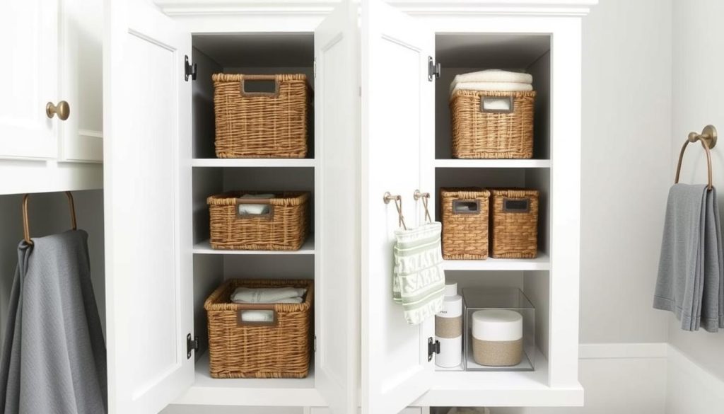 bathroom cabinet makeovers