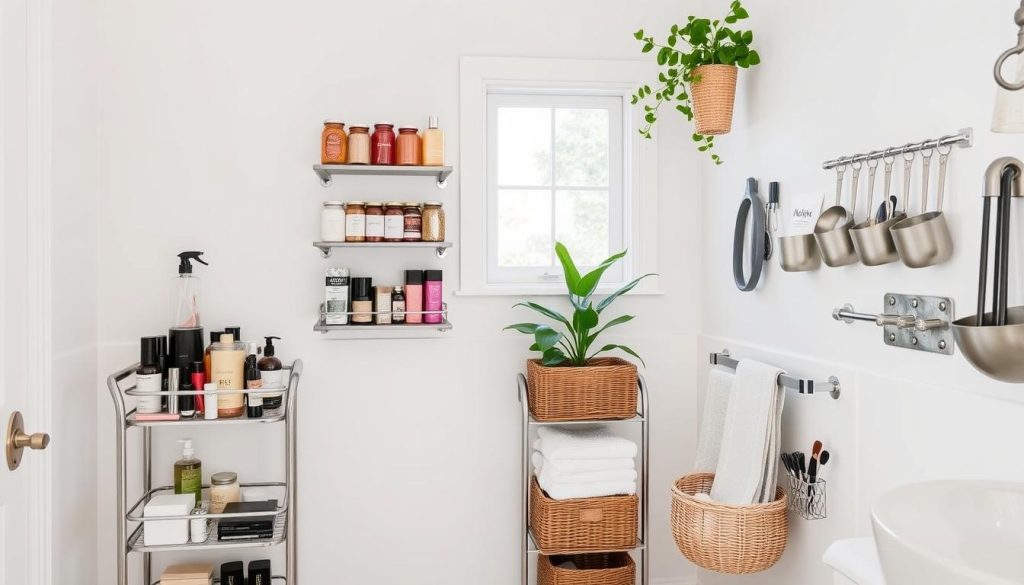 bathroom organization hacks