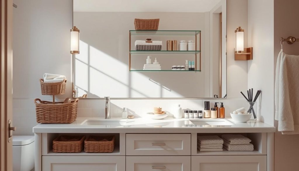 bathroom organization solutions