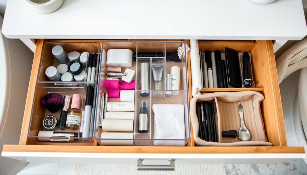 bathroom vanity drawer organizers