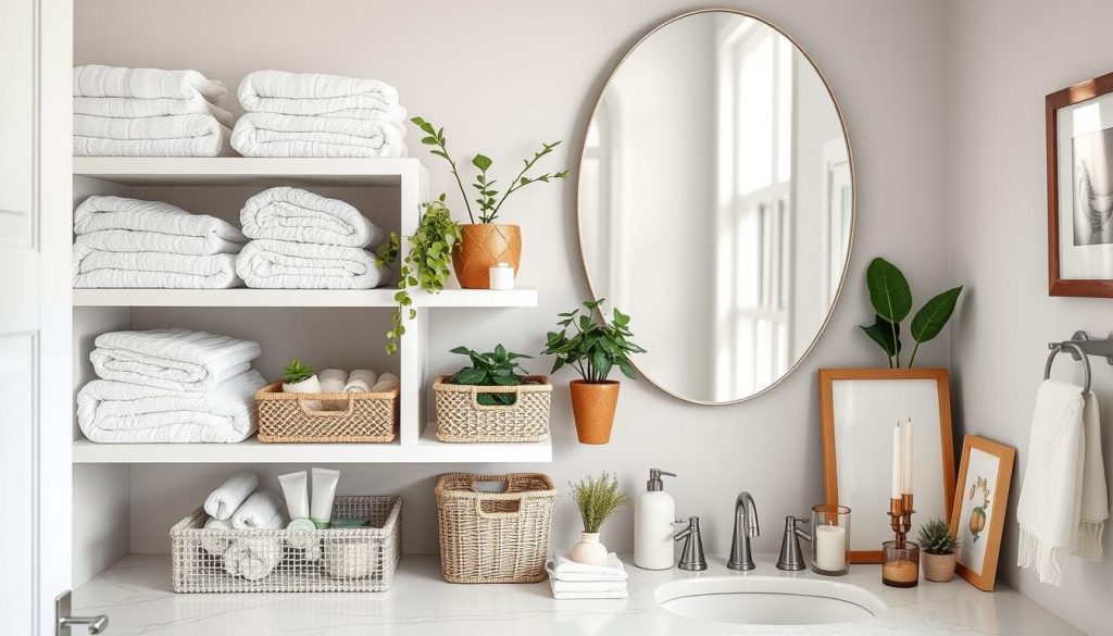 bathroom vanity organization