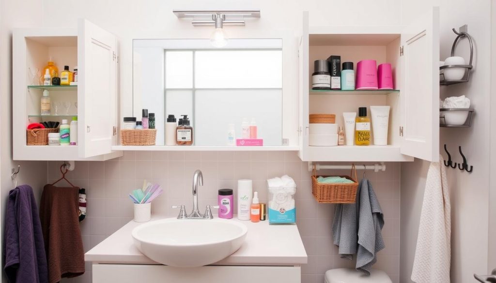 bathroom vanity organization hacks