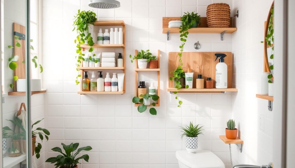 creative bathroom organization