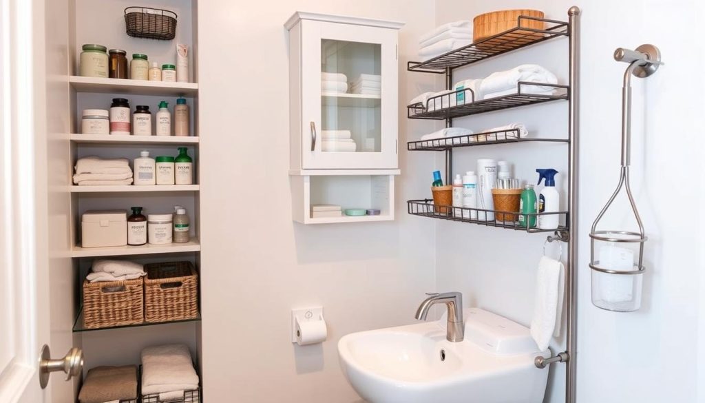 creative small bathroom storage