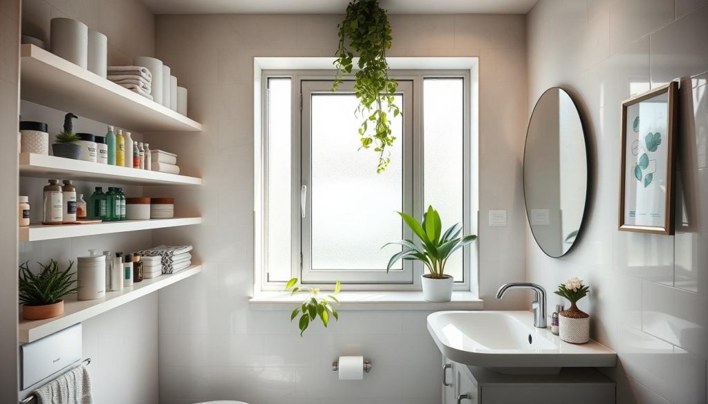 decluttering small bathrooms