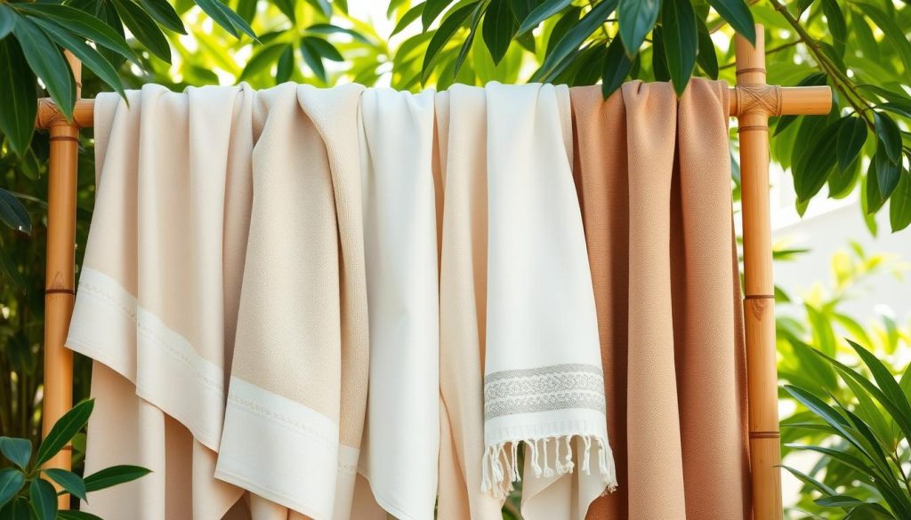 eco-friendly towels with natural dyes