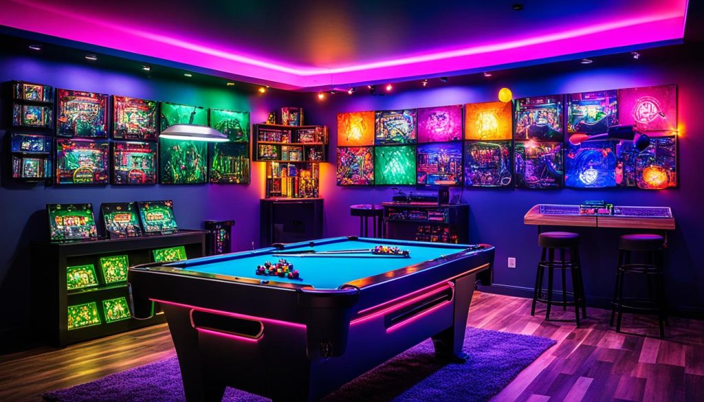 game room lighting