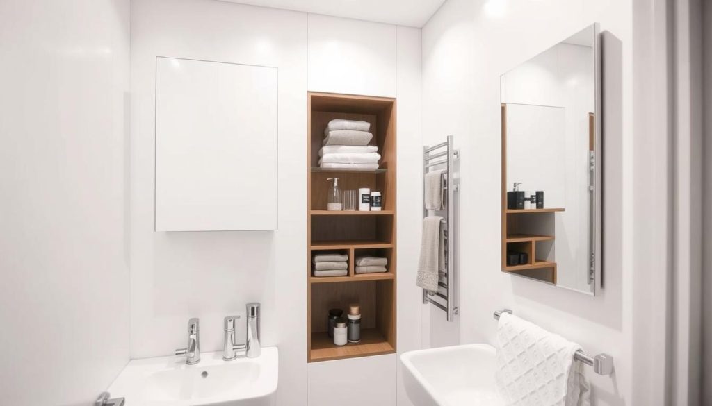 hidden bathroom storage