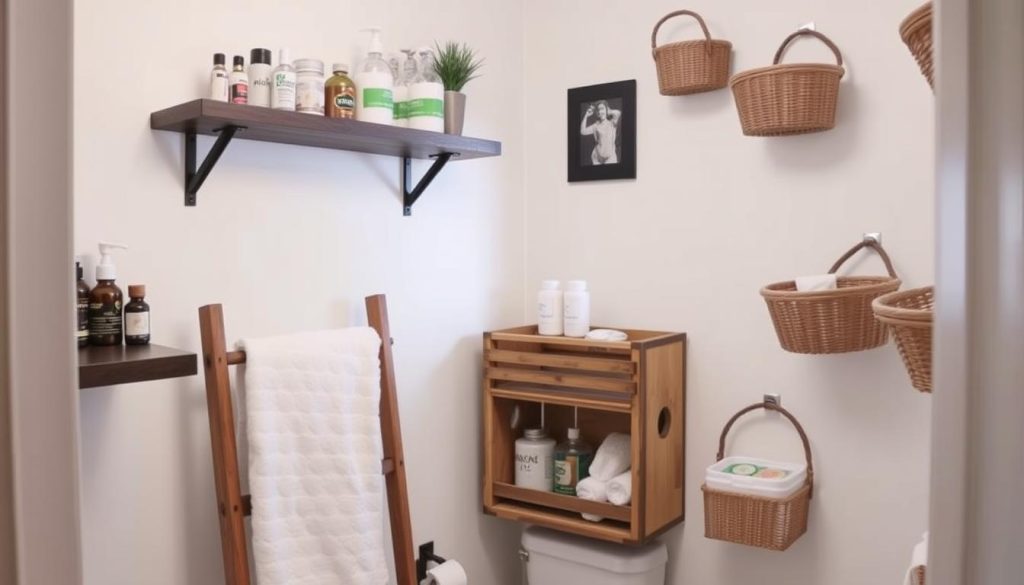 innovative bathroom storage diy