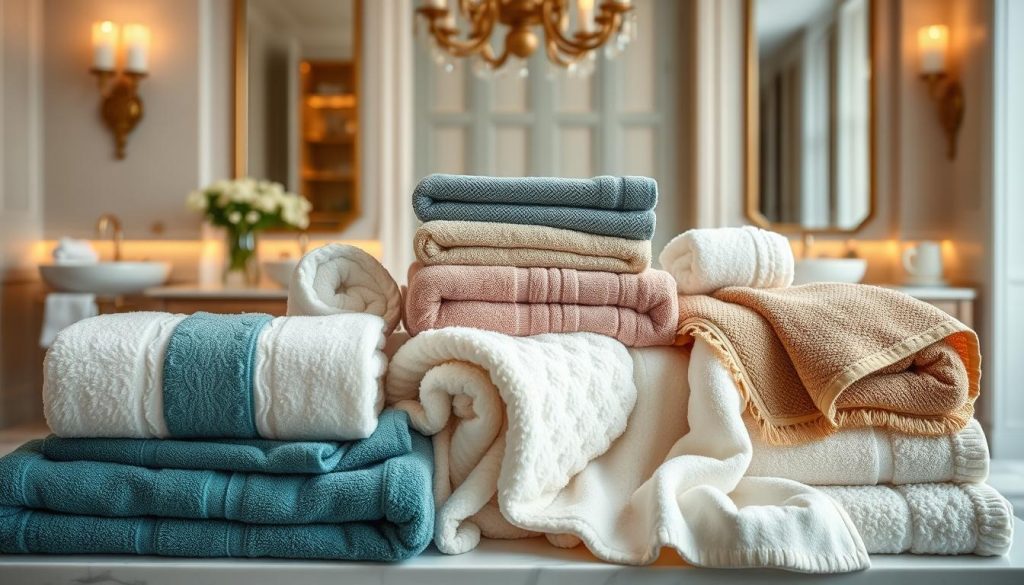 luxury towel selection